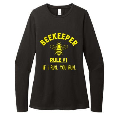 Beekeeper If I Run You Run Womens CVC Long Sleeve Shirt