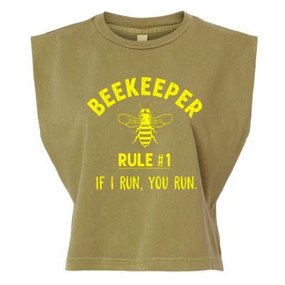 Beekeeper If I Run You Run Garment-Dyed Women's Muscle Tee