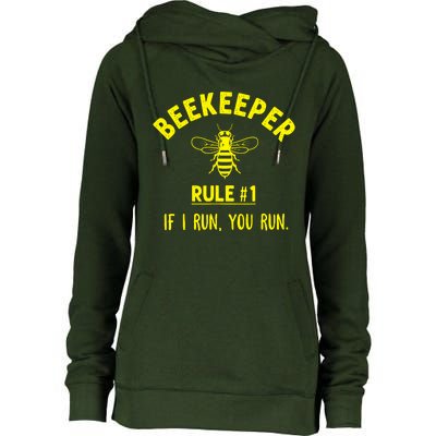 Beekeeper If I Run You Run Womens Funnel Neck Pullover Hood