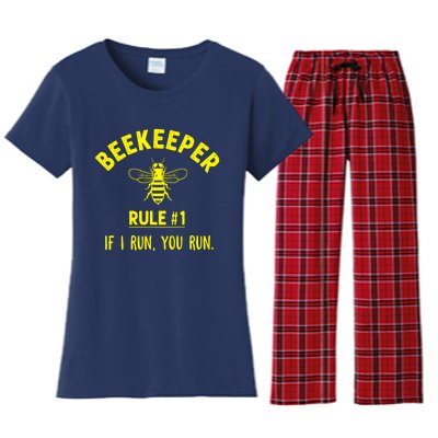 Beekeeper If I Run You Run Women's Flannel Pajama Set