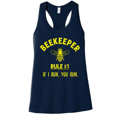 Beekeeper If I Run You Run Women's Racerback Tank