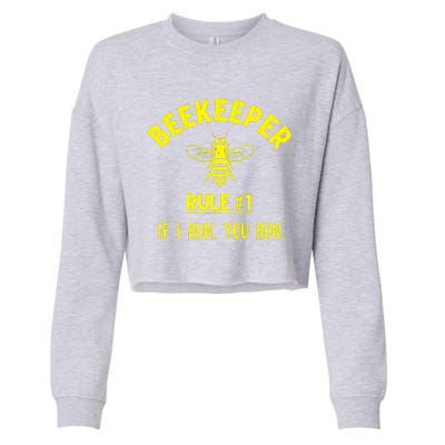 Beekeeper If I Run You Run Cropped Pullover Crew