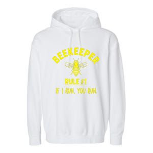 Beekeeper If I Run You Run Garment-Dyed Fleece Hoodie