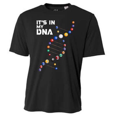 Billiards It's In My DNA  Pool Billiard Cooling Performance Crew T-Shirt