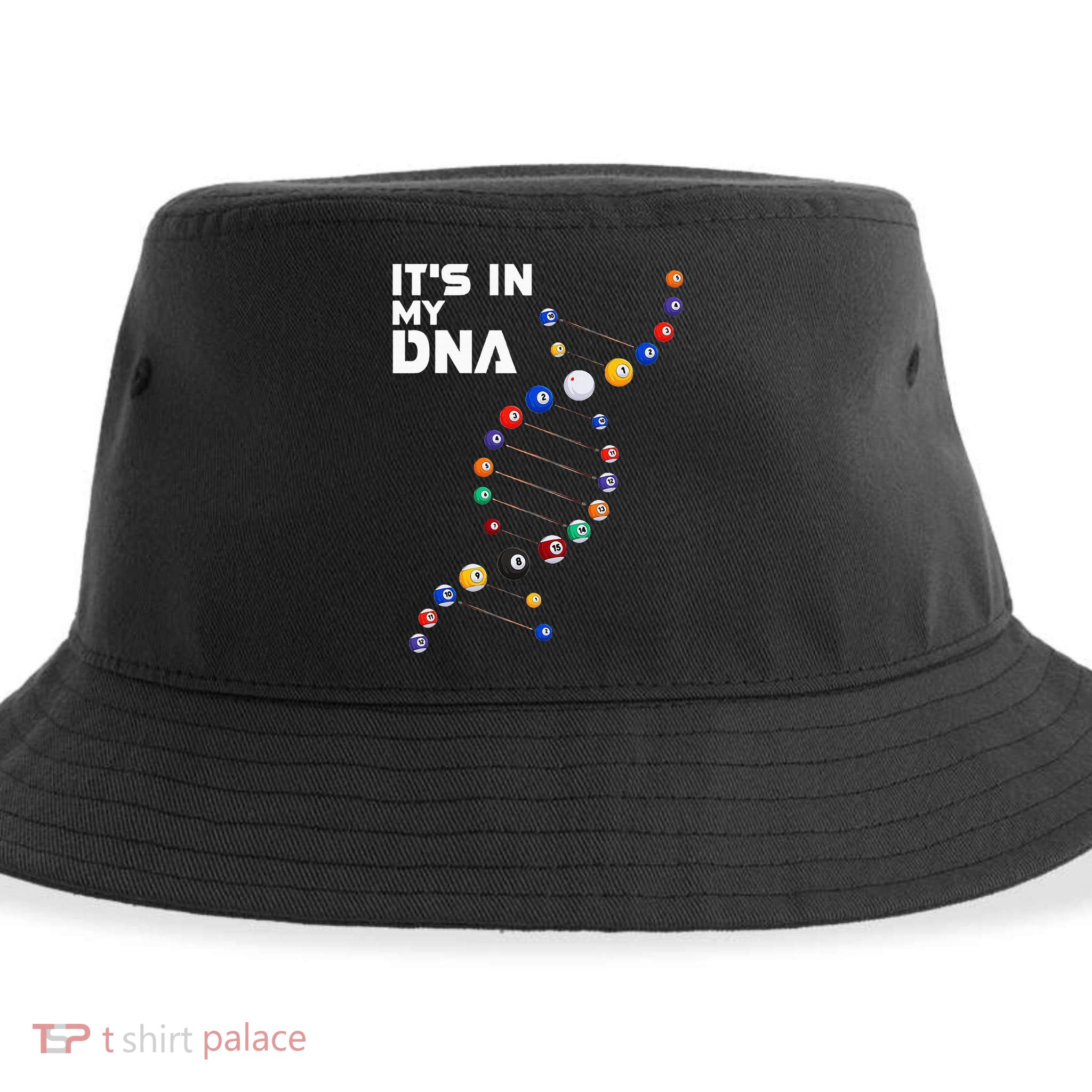 Billiards It's In My DNA  Pool Billiard Sustainable Bucket Hat