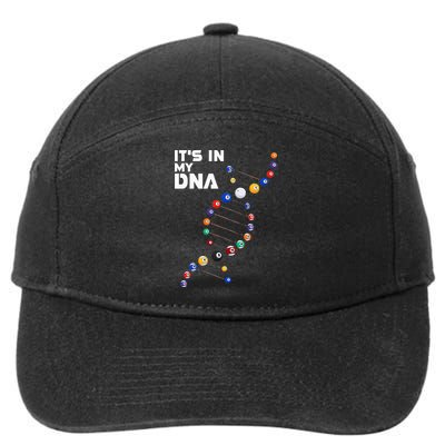 Billiards It's In My DNA  Pool Billiard 7-Panel Snapback Hat