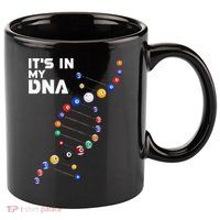 Billiards It's In My DNA  Pool Billiard 11oz C Handle Ceramic Mug