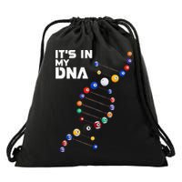Billiards It's In My DNA  Pool Billiard Drawstring Bag
