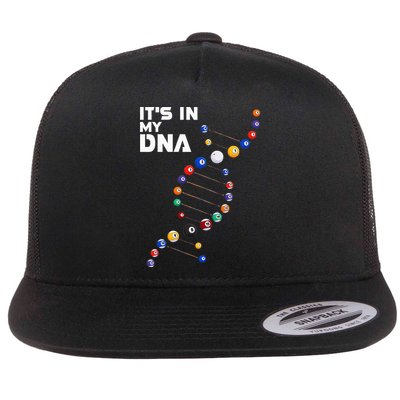 Billiards It's In My DNA  Pool Billiard Flatbill Hat