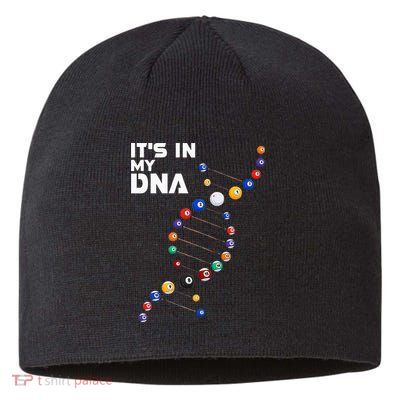 Billiards It's In My DNA  Pool Billiard Sustainable Beanie