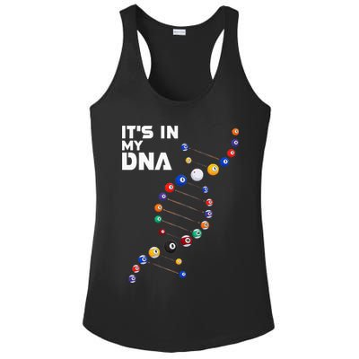 Billiards It's In My DNA  Pool Billiard Ladies PosiCharge Competitor Racerback Tank