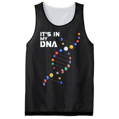 Billiards It's In My DNA  Pool Billiard Mesh Reversible Basketball Jersey Tank