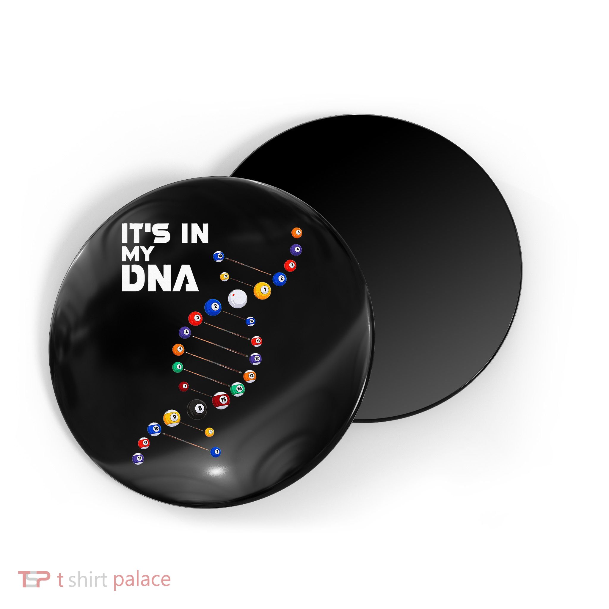 Billiards It's In My DNA  Pool Billiard Magnet