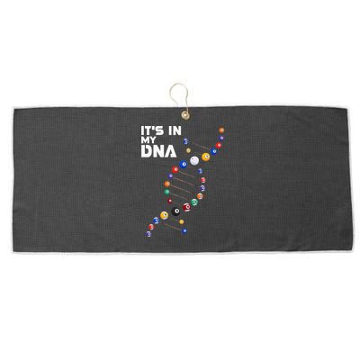 Billiards It's In My DNA  Pool Billiard Large Microfiber Waffle Golf Towel