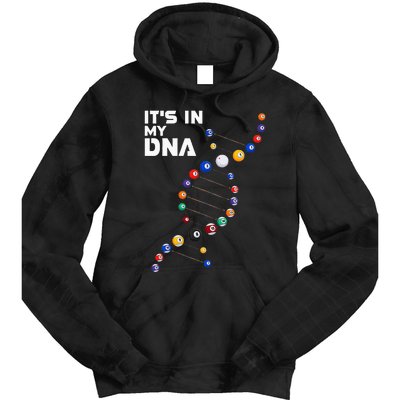 Billiards It's In My DNA  Pool Billiard Tie Dye Hoodie