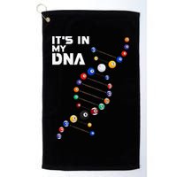 Billiards It's In My DNA  Pool Billiard Golf Towel