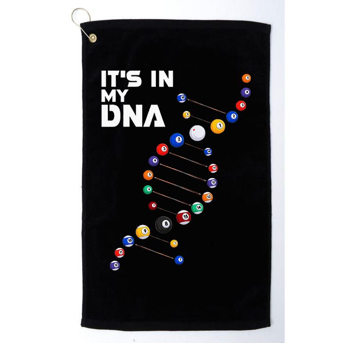 Billiards It's In My DNA  Pool Billiard Golf Towel