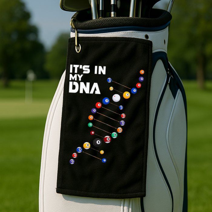 Billiards It's In My DNA  Pool Billiard Golf Towel