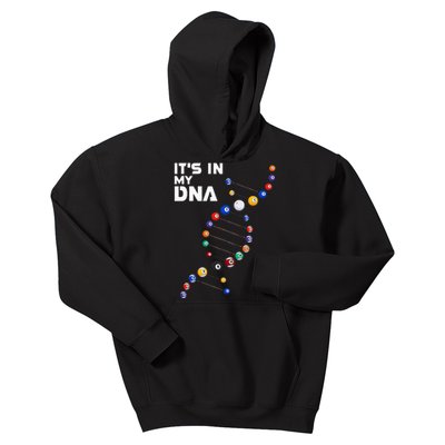 Billiards It's In My DNA  Pool Billiard Kids Hoodie