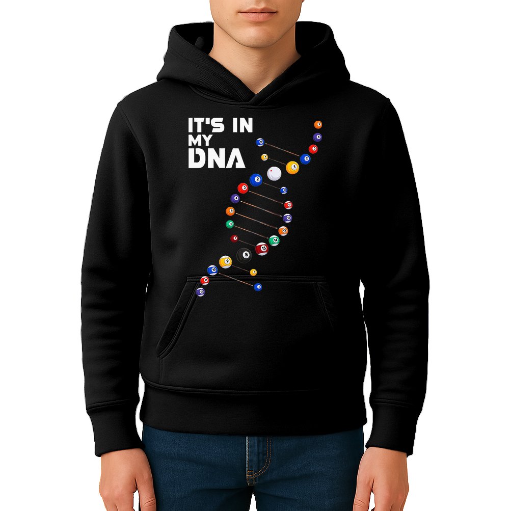 Billiards It's In My DNA  Pool Billiard Kids Hoodie
