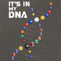 Billiards It's In My DNA  Pool Billiard Cotton Canvas Backpack