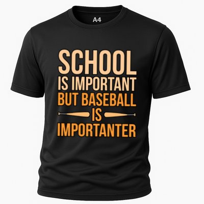 Baseball Is Importanter Sports Player Lover Coach Graphic Gift Performance Shirt