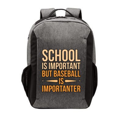 Baseball Is Importanter Sports Player Lover Coach Graphic Gift Vector Backpack