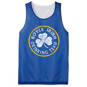 Boyle Irish Ing Team St Patricks Day Family Surname Gift Mesh Reversible Basketball Jersey Tank