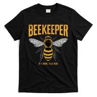 Beekeeper If I Run You Run Bee Keeper Beekeeping Bee Lovers Honeybees Apiculture T-Shirt
