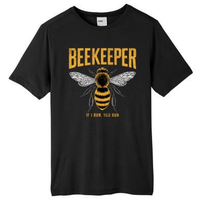 Beekeeper If I Run You Run Bee Keeper Beekeeping Bee Lovers Honeybees Apiculture Tall Fusion ChromaSoft Performance T-Shirt