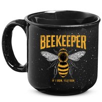 Beekeeper If I Run You Run Bee Keeper Beekeeping Bee Lovers Honeybees Apiculture 15oz Campfire Ceramic Mug