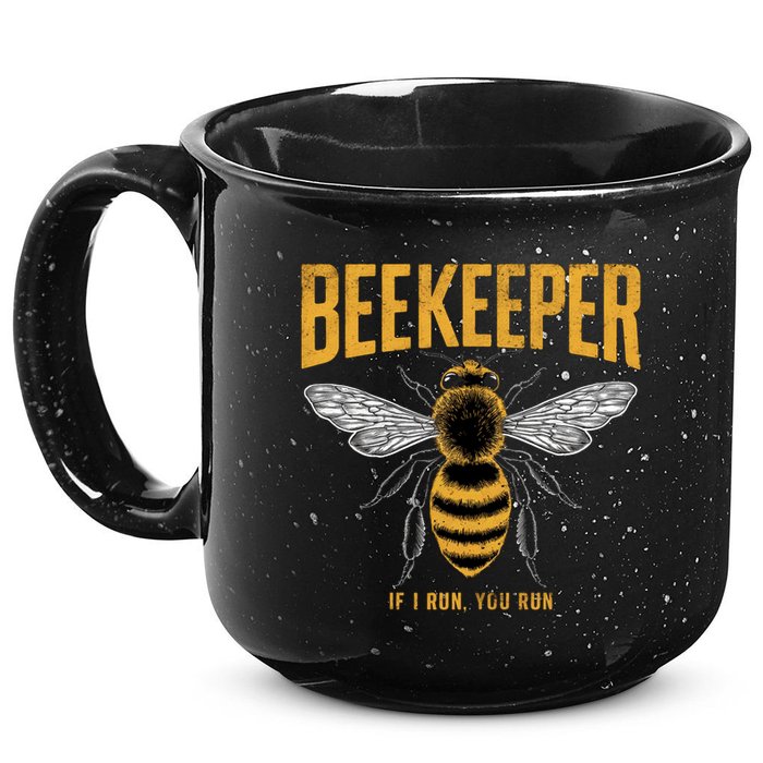 Beekeeper If I Run You Run Bee Keeper Beekeeping Bee Lovers Honeybees Apiculture 15oz Campfire Ceramic Mug