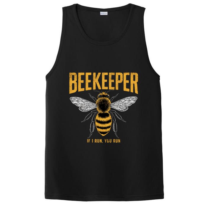 Beekeeper If I Run You Run Bee Keeper Beekeeping Bee Lovers Honeybees Apiculture PosiCharge Competitor Tank