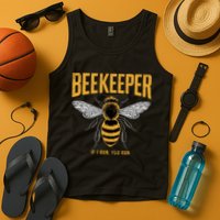 Beekeeper If I Run You Run Bee Keeper Beekeeping Bee Lovers Honeybees Apiculture Tank Top