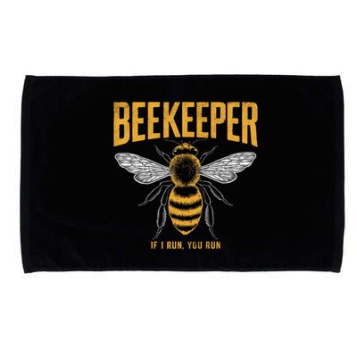 Beekeeper If I Run You Run Bee Keeper Beekeeping Bee Lovers Honeybees Apiculture Microfiber Hand Towel
