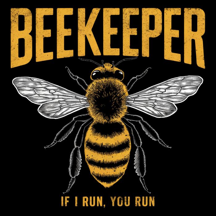 Beekeeper If I Run You Run Bee Keeper Beekeeping Bee Lovers Honeybees Apiculture Womens T-Shirt