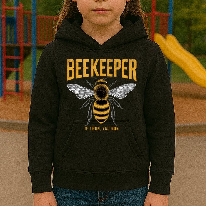 Beekeeper If I Run You Run Bee Keeper Beekeeping Bee Lovers Honeybees Apiculture Kids Hoodie