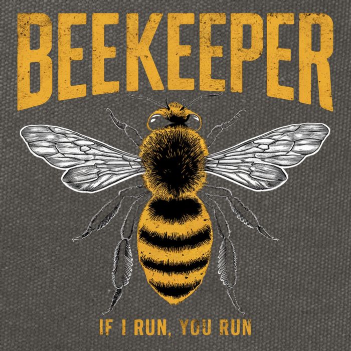 Beekeeper If I Run You Run Bee Keeper Beekeeping Bee Lovers Honeybees Apiculture Cotton Canvas Backpack