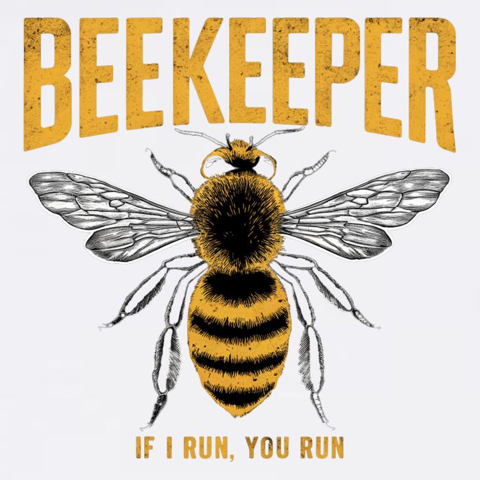 Beekeeper If I Run You Run Bee Keeper Beekeeping Bee Lovers Honeybees Apiculture Garment-Dyed Sweatshirt