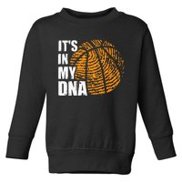 Basketball Its In My DNA Fingerprint Funny Basketball Toddler Sweatshirt