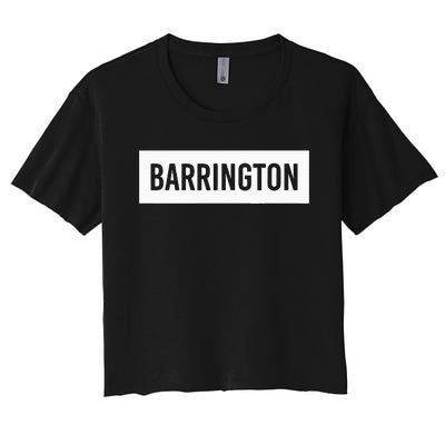 Barrington Il Illinois Funny City Home Roots Usa Gift Women's Crop Top Tee