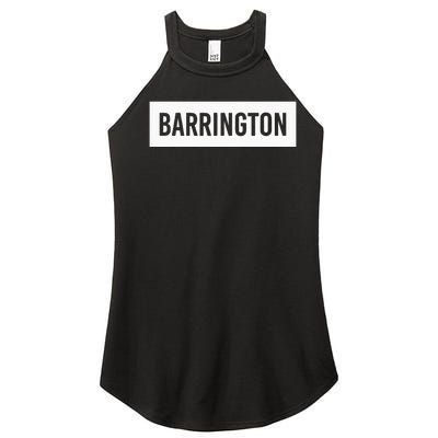 Barrington Il Illinois Funny City Home Roots Usa Gift Women’s Perfect Tri Rocker Tank