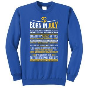 Born In July Cancer Zodiac Facts Traits Horoscope Sign Gift Sweatshirt