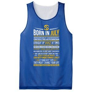 Born In July Cancer Zodiac Facts Traits Horoscope Sign Gift Mesh Reversible Basketball Jersey Tank