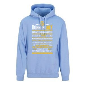 Born In July Cancer Zodiac Facts Traits Horoscope Sign Gift Unisex Surf Hoodie