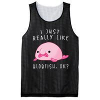 Blobfish I Just Really Like Blobfish OK Gift Stuff Mesh Reversible Basketball Jersey Tank