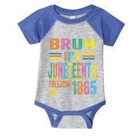 Bruh ItS Junenth 19 June 1865 Ecipation Day Memory Great Gift Infant Baby Jersey Bodysuit