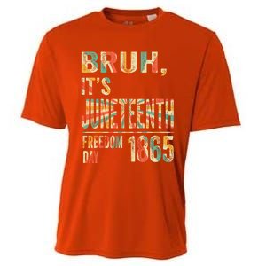 Bruh ItS Junenth Retro 2024 Day Memory 19 June 1865 Great Gift Cooling Performance Crew T-Shirt