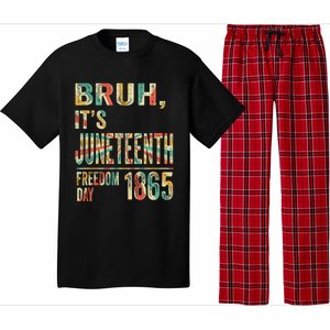 Bruh ItS Junenth Retro 2024 Day Memory 19 June 1865 Great Gift Pajama Set