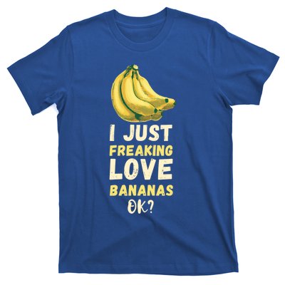 Banana I Just Like Banana Summer Fruit Banana Fruit Lovers Gift T-Shirt